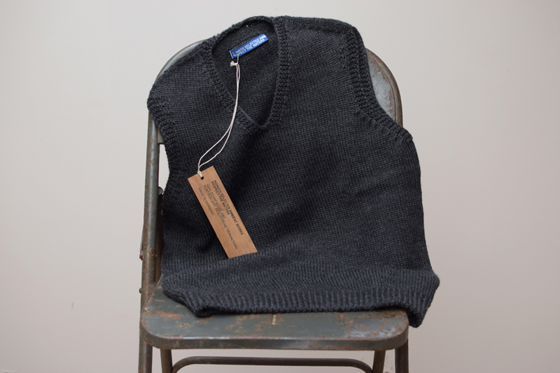 Pullunder aus Schafswolle kbT (kontrolliert biologische Tierhaltung), gilet, vest, indnat